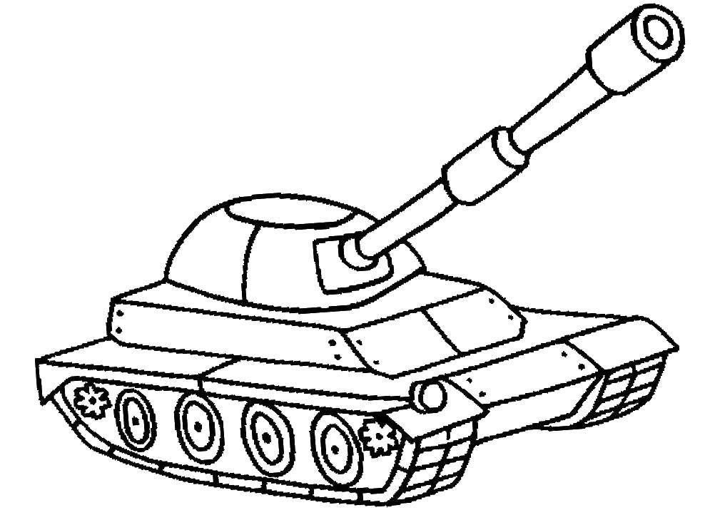 Название: Раскраска Танк. Категория: Спецтехника. Теги: спецтехника, танк, война.