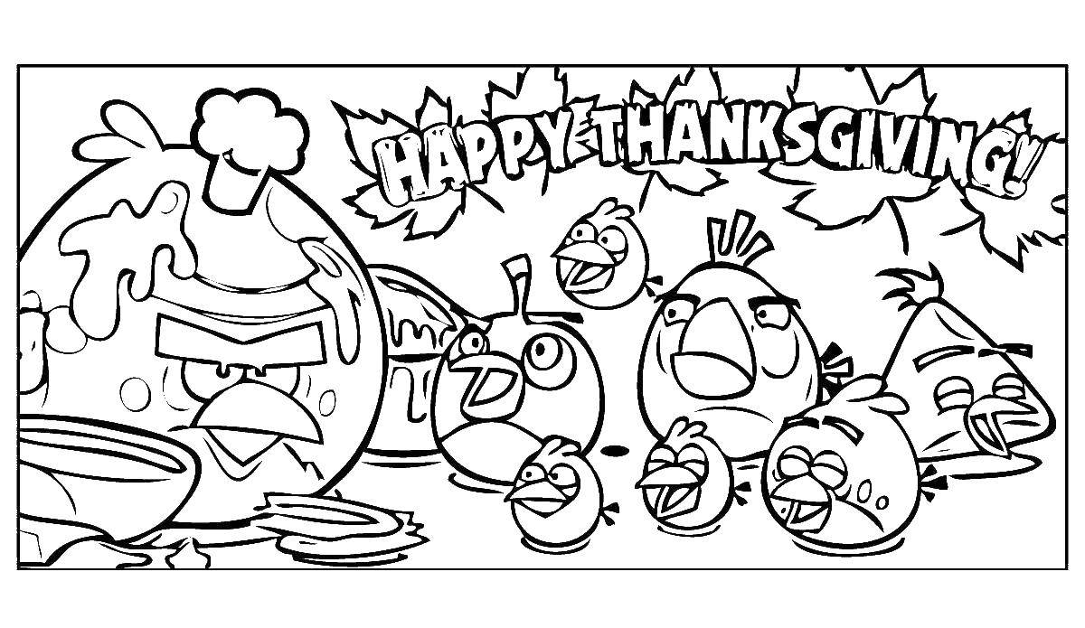 angry birds coloring pages games