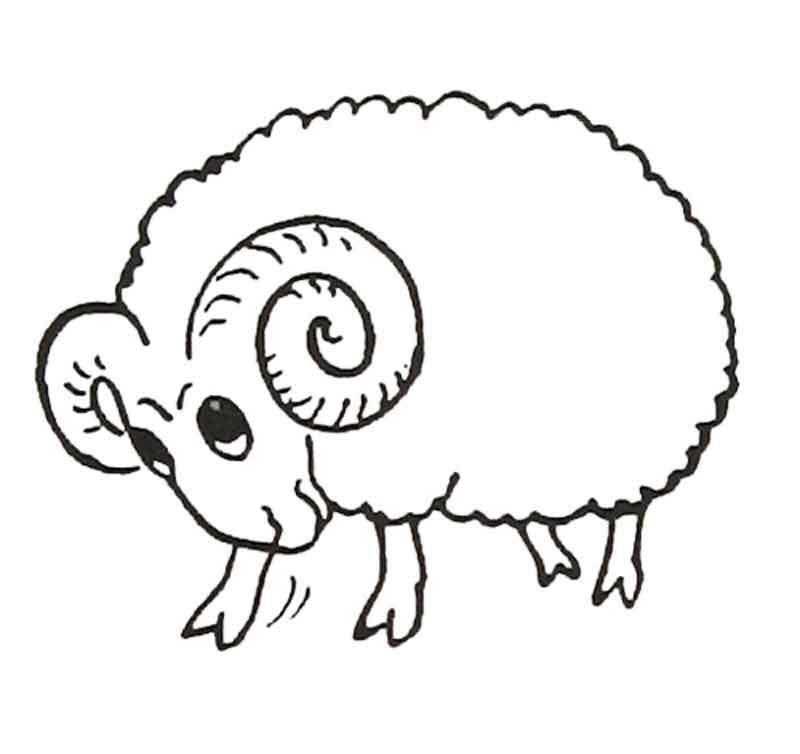 Coloring RAM. Category Pets allowed. Tags:  RAM.
