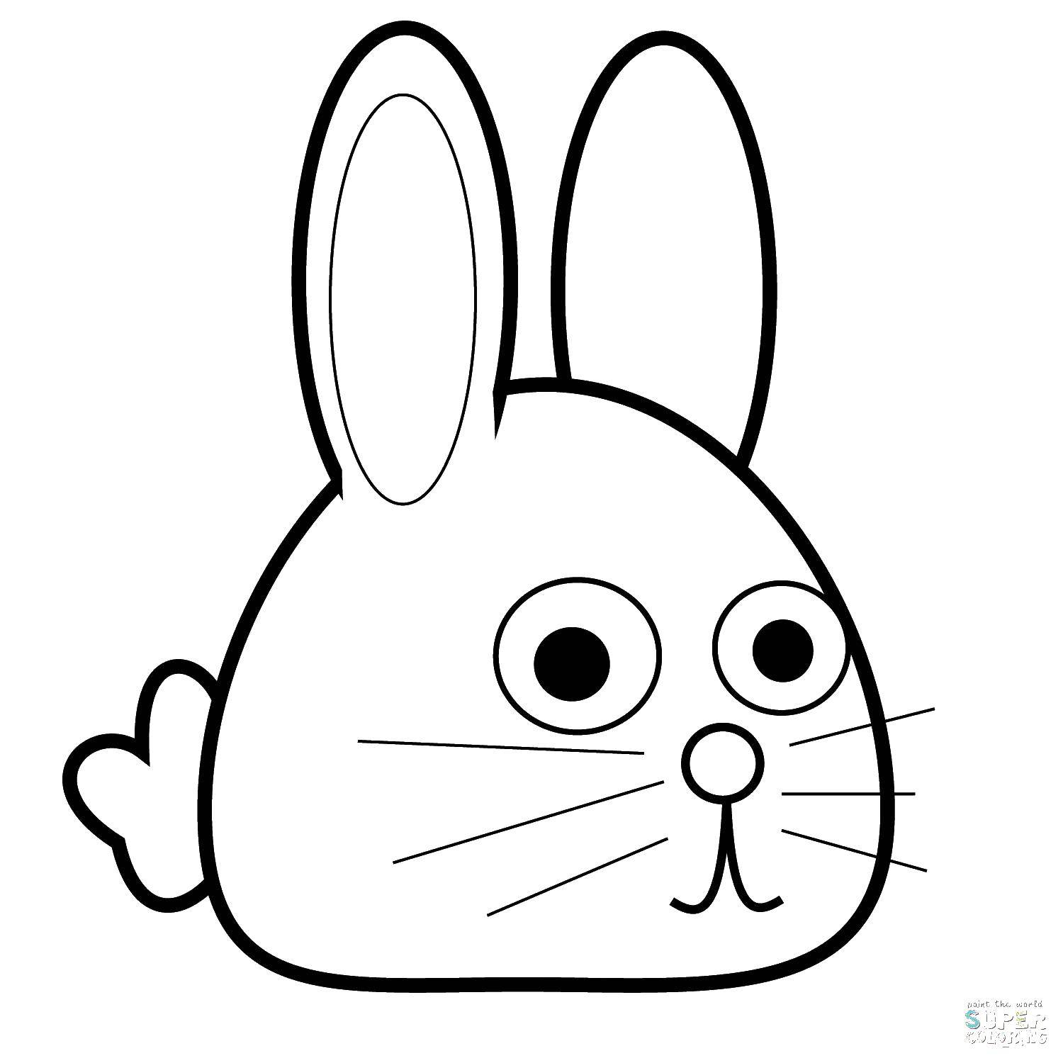 Название: Раскраска Крольчиха. Категория: кролик. Теги: крольчиха.