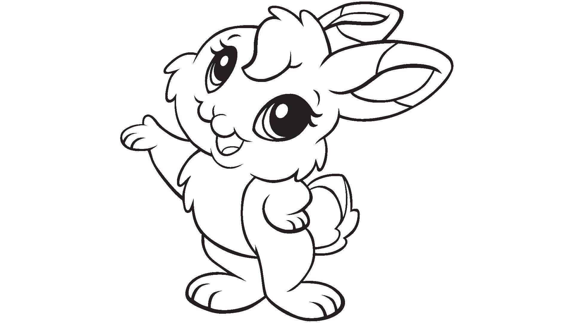 Coloring Bunny. Category the rabbit. Tags:  rabbit, hare.