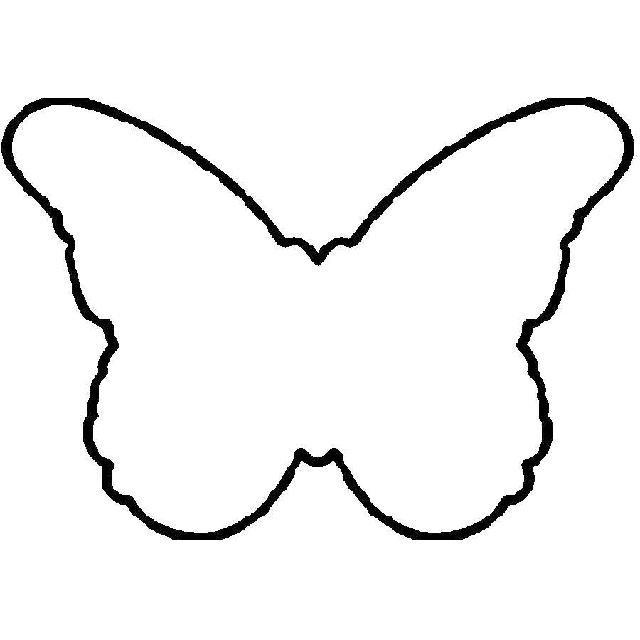 Название: Раскраска Бабочка. Категория: дорисуй по образцу. Теги: бабочка.