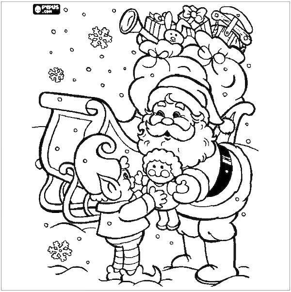 Coloring Christmas. Category Christmas. Tags:  Santa Claus.