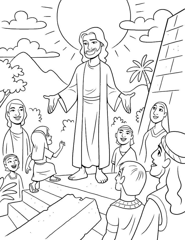 Coloring Jesus. Category Religion. Tags:  Jesus, the Bible.
