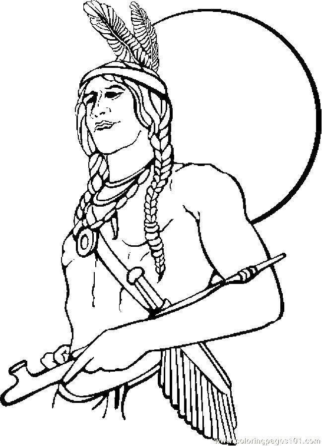 Coloring Indian. Category the Indians. Tags:  Indian, Indians.