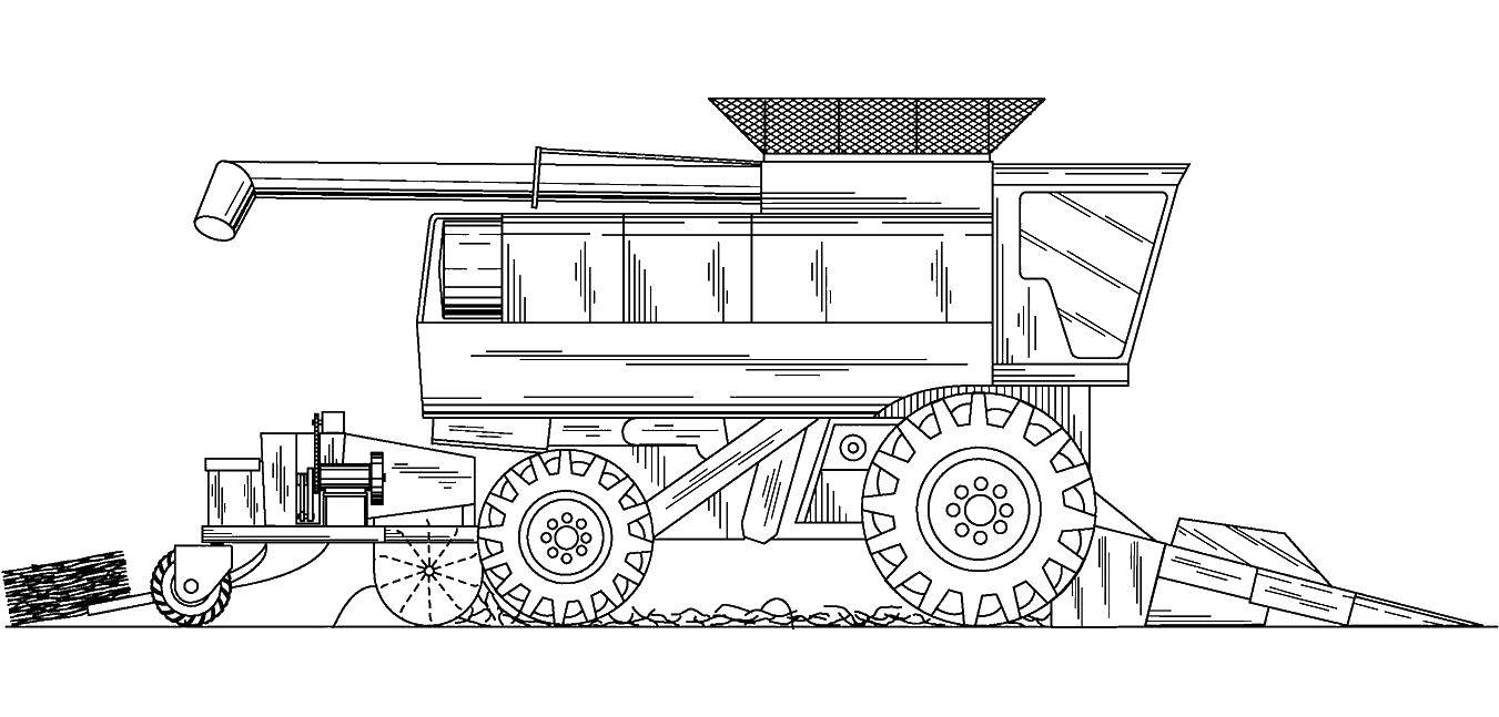 Featured image of post Combine Harvester Combine Coloring Pages If your browser is firefox there appears to be a temporary bug which causes the activities to be reduced to fit the top half of a portrait page