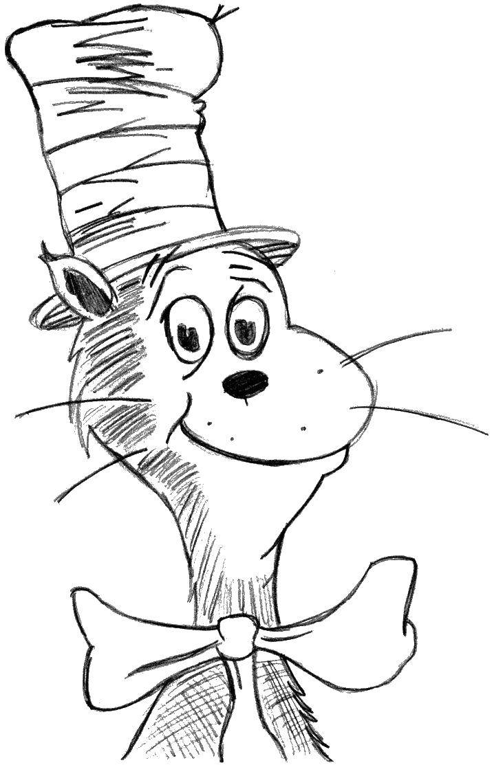 Coloring Hatter in the butterfly. Category cartoons. Tags:  Hatter, hat, butterfly.
