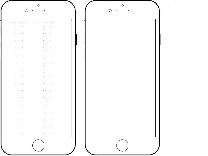 Coloring IPhones. Category the phone. Tags:  phone, cell, iPhone.