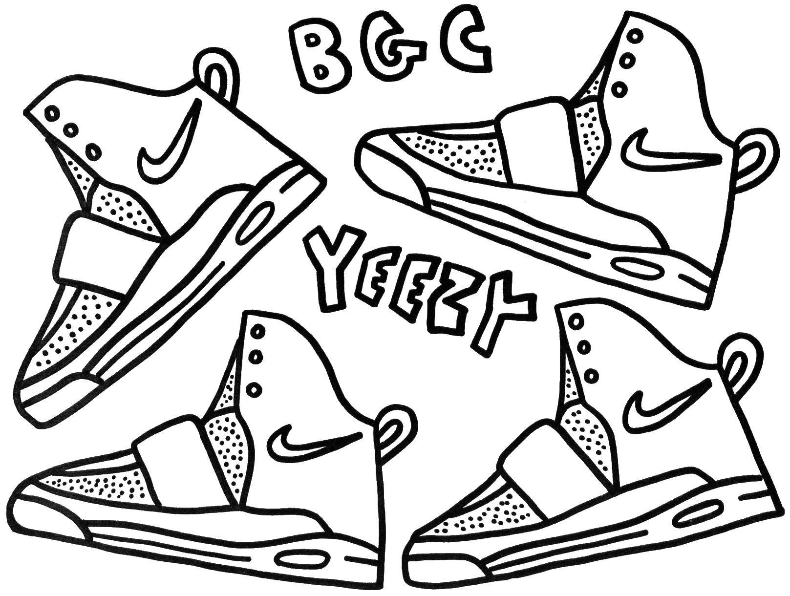 Coloring Sneakers. Category Clothing. Tags:  clothing, shoes.