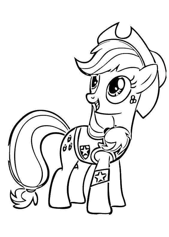 Coloring Pony. Category Ponies. Tags:  pony, horse.