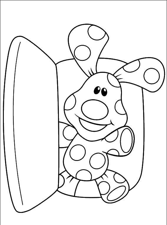 Coloring Bunny. Category toy. Tags:  Toy, rabbit.