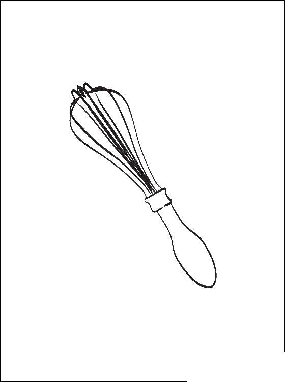 Coloring Whisk. Category Kitchen. Tags:  kitchen, Cutlery, whisk.
