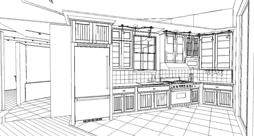 Coloring Kitchen. Category Kitchen. Tags:  Kitchen.