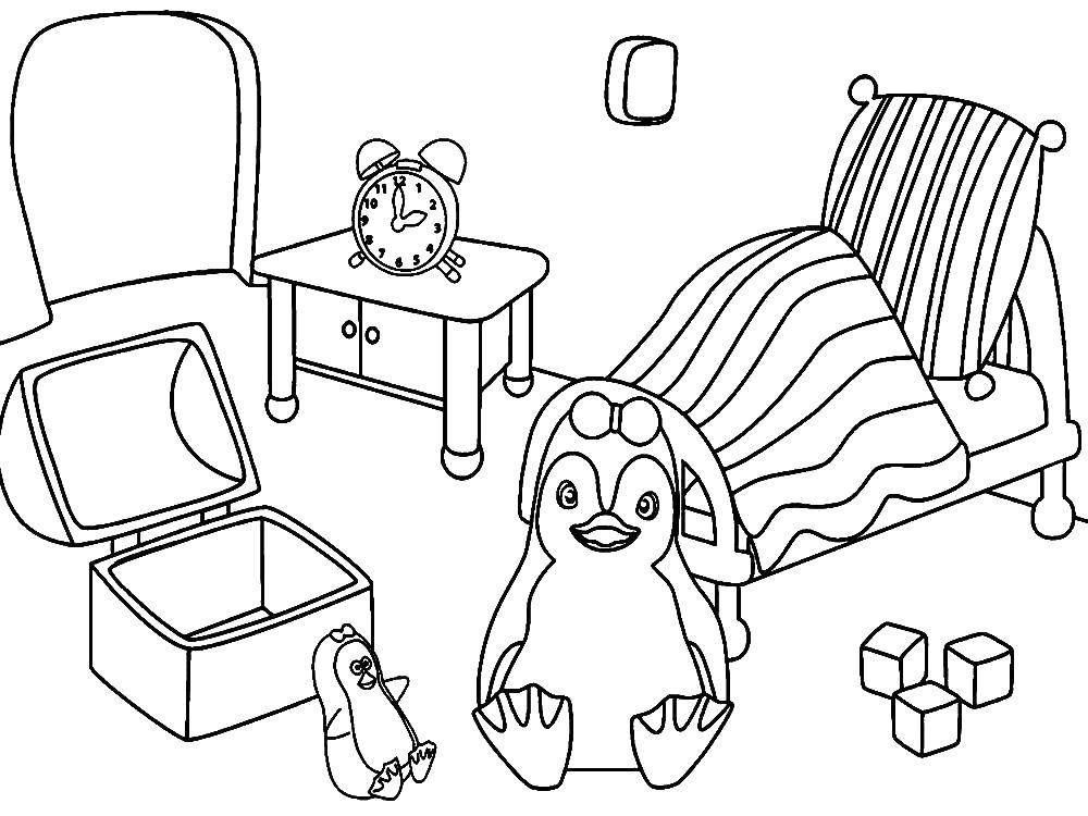 Coloring Penguins. Category the penguin. Tags:  animals, penguins.