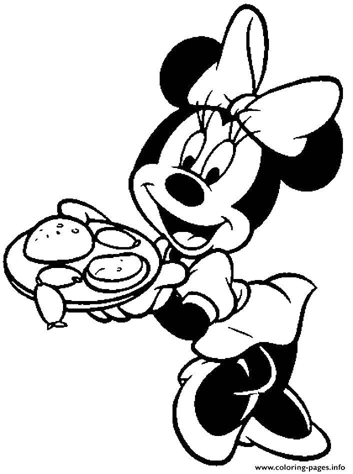 Coloring Minnie mouse cookies. Category Cartoon character. Tags:  Cartoon character.