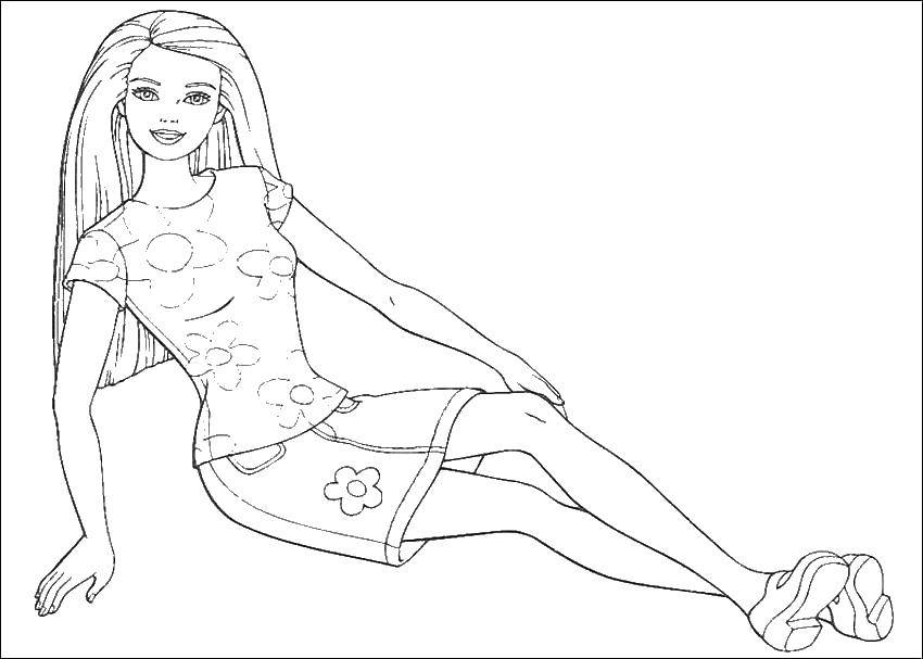 Coloring Barbie. Category Barbie . Tags:  Barbie .