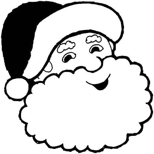 Название: Раскраска Санта клаус. Категория: новый год. Теги: Санта Клаус, рождество.