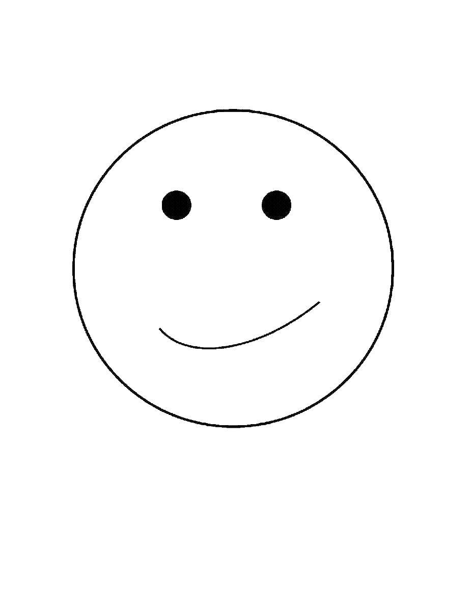 Coloring Smiley. Category Face. Tags:  face, smile, smiley.