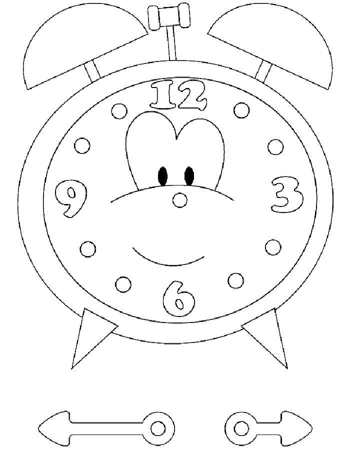 Coloring Alarm clock. Category watch. Tags:  clock, alarm clock.