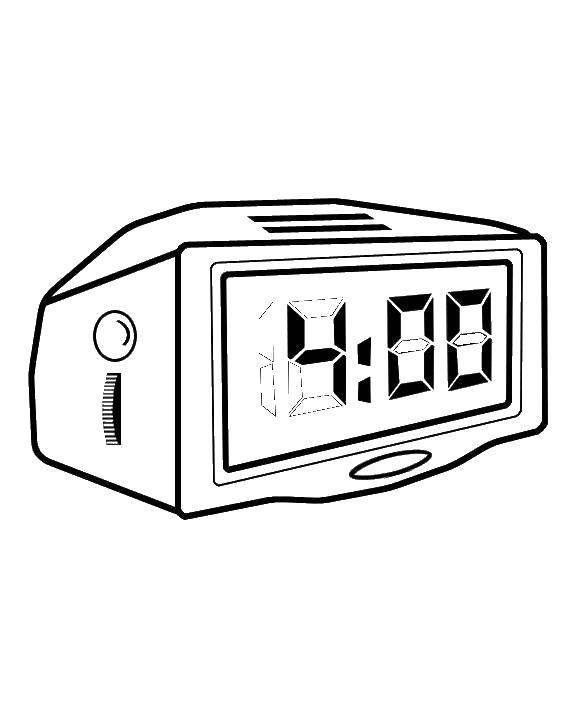 Coloring Electronic watch. Category Watch. Tags:  Watch.
