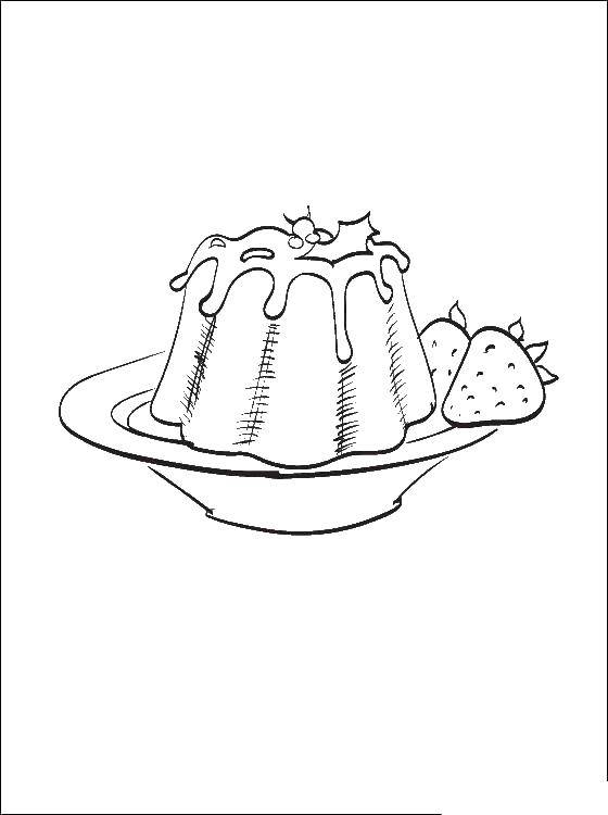 Coloring Jelly. Category The food. Tags:  food, jelly.