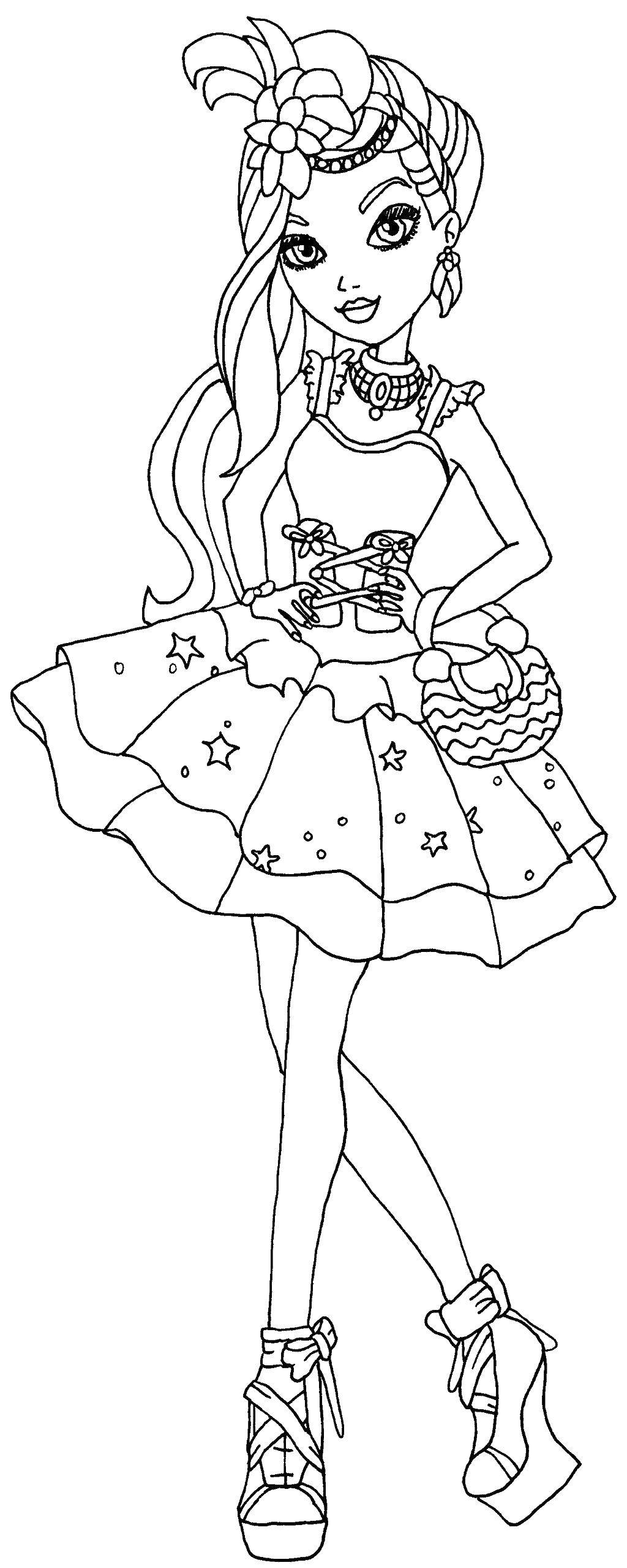 Coloring Duchess Swan Dutchess County the daughter of the Swan Princess Odette. Category eah school. Tags:  ever after high, Duchess Swan, Dutchess County Swan.