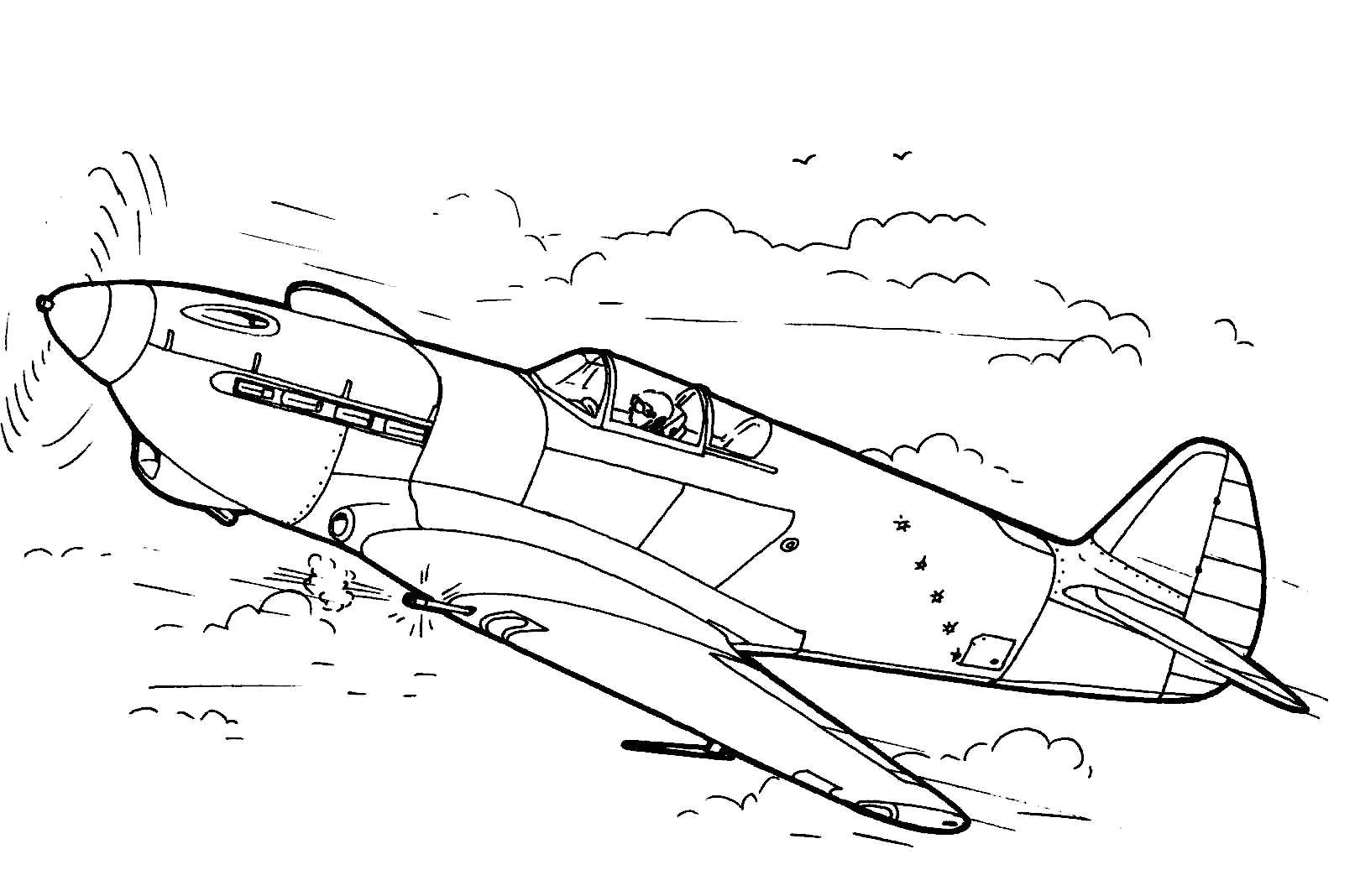 Coloring The plane. Category the planes. Tags:  Plane.