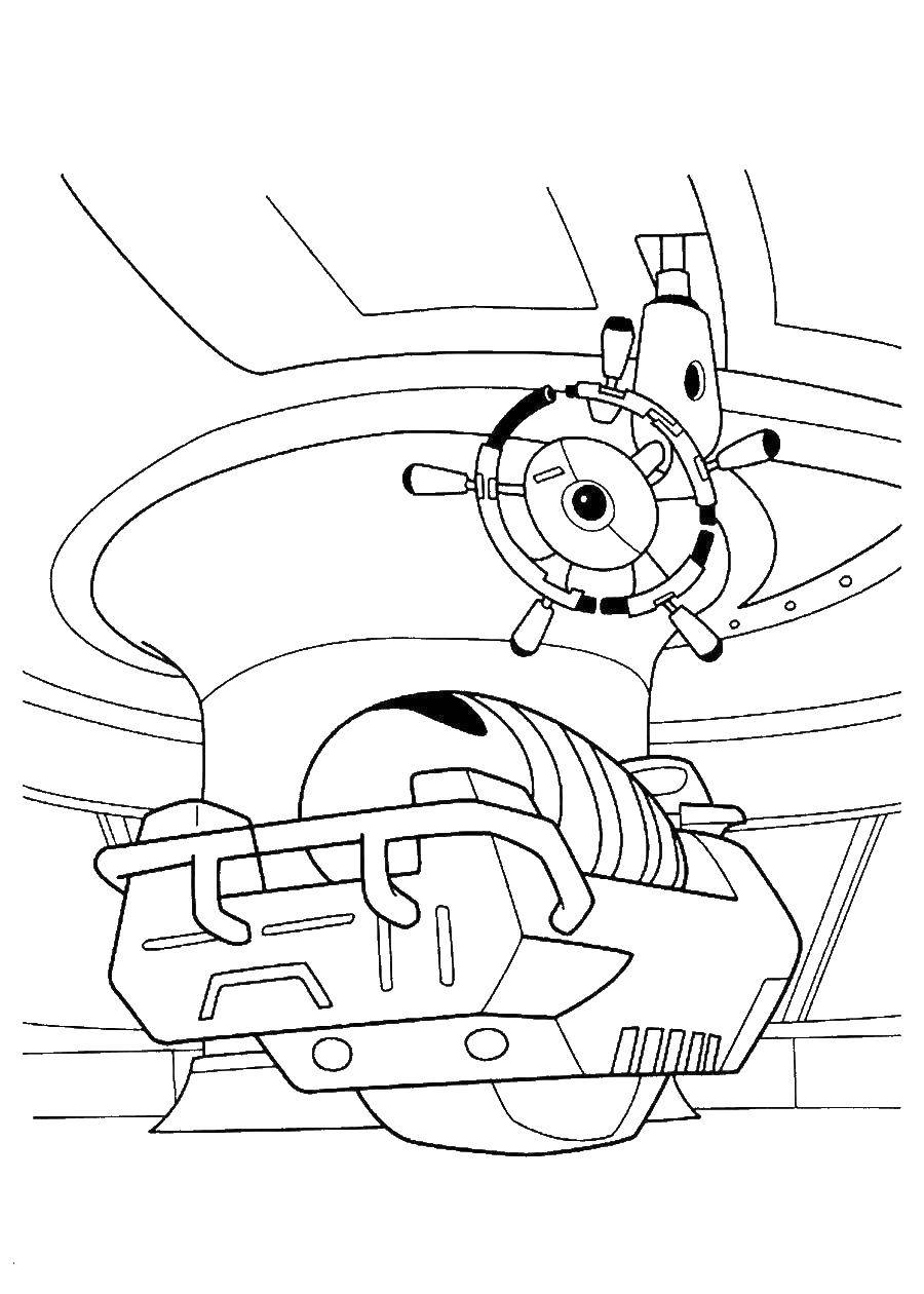 Опис: розмальовки  Космічний корабель і єва. Категорія: ВАЛЛ І. Теги:  космос корабель, робот.
