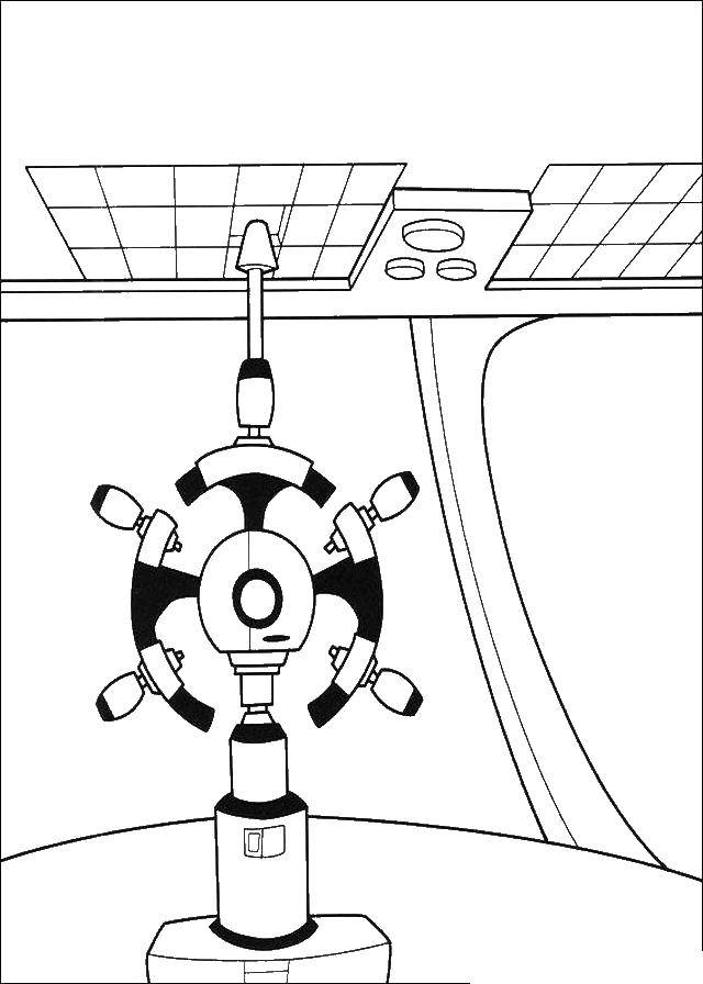 Опис: розмальовки  Штурвал корабля. Категорія: ВАЛЛ І. Теги:  Валлі, Єва, робот.