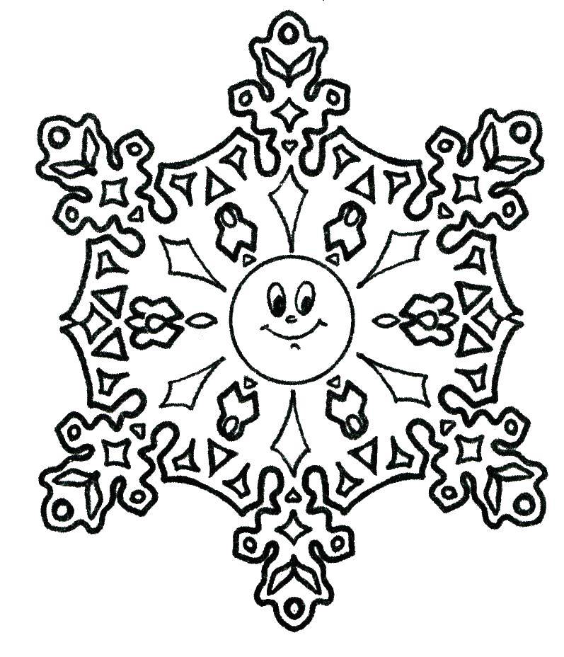 Coloring Snowflakes. Category patterns. Tags:  snowflakes, patterns.