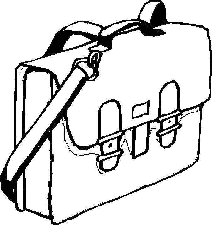 Coloring School bag. Category School supplies. Tags:  schoolbag, school.