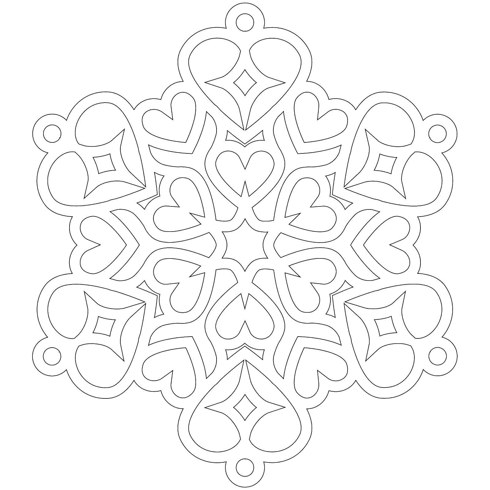 Coloring Beautiful painted pattern, coloring antistress. Category patterns. Tags:  pattern, figure, antistress.
