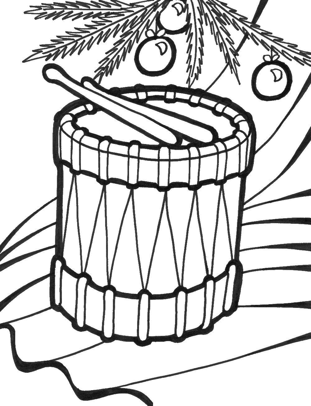 Coloring Drum. Category Drum . Tags:  Drum .