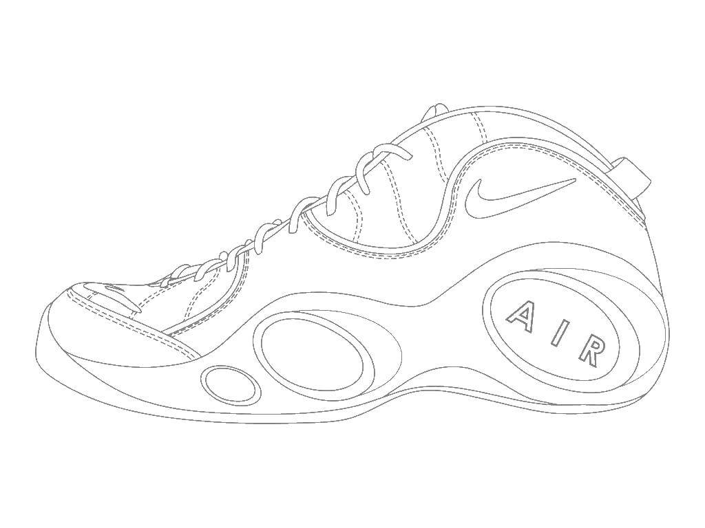 Coloring Sneakers. Category shoes. Tags:  Sneakers.