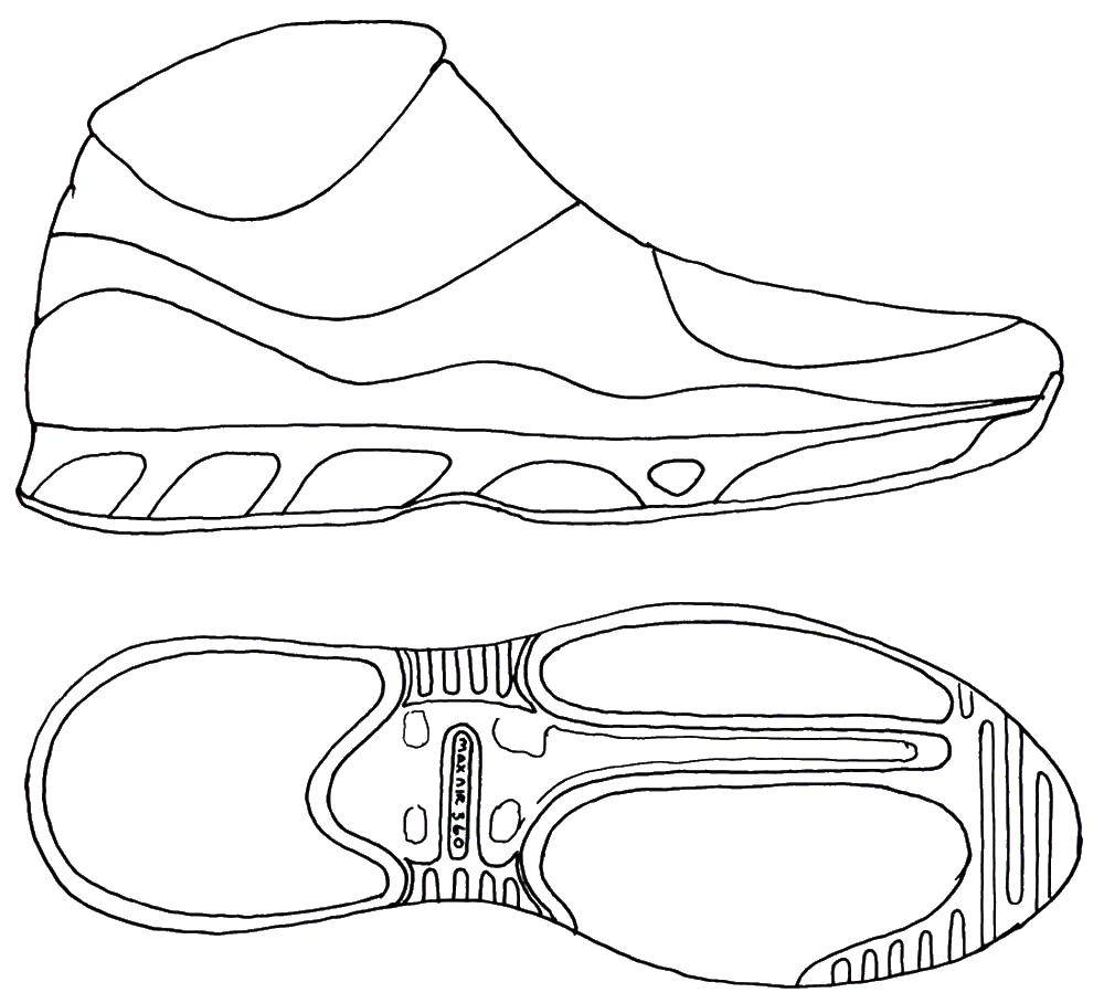 Coloring Shoes. Category shoes. Tags:  shoes.