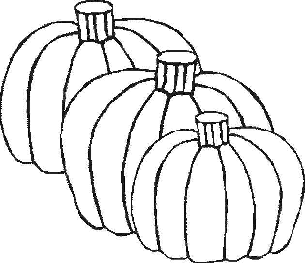 Coloring Pumpkin. Category vegetables. Tags:  pumpkin.