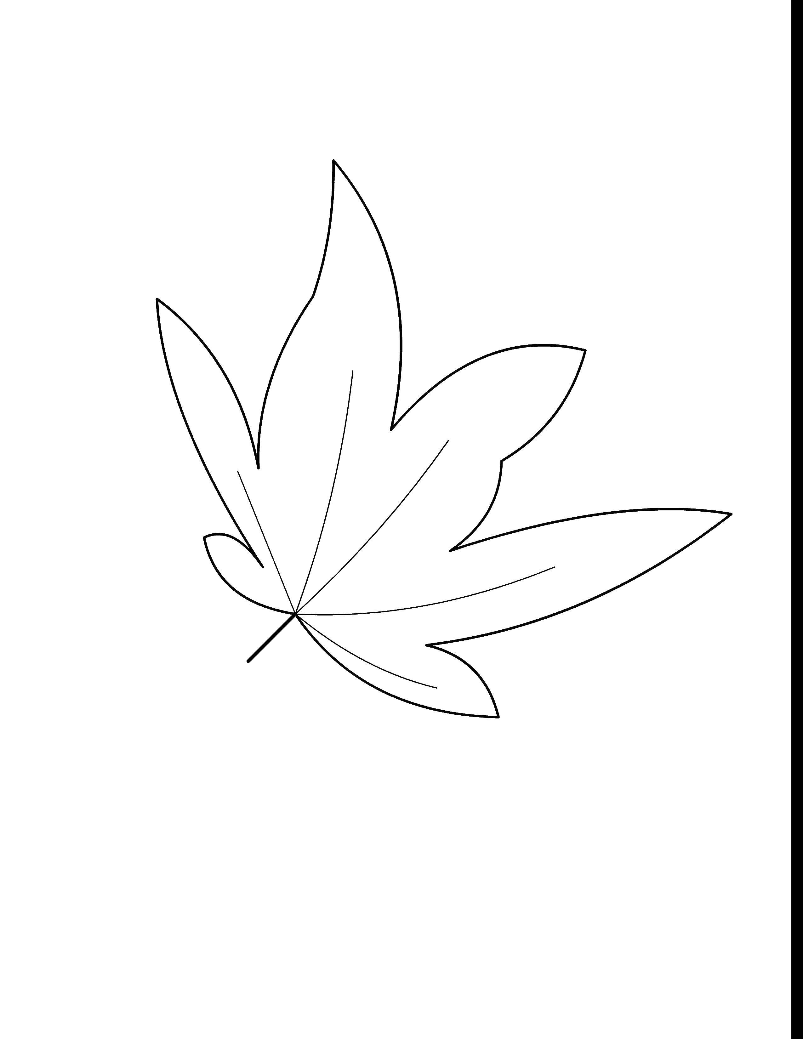 Coloring Sheet. Category leaves. Tags:  leaf.