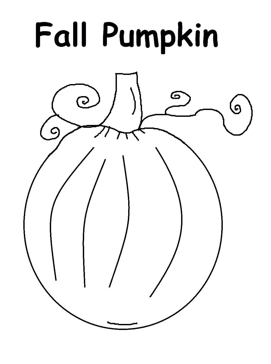 Coloring Pumpkin. Category vegetables. Tags:  pumpkin.