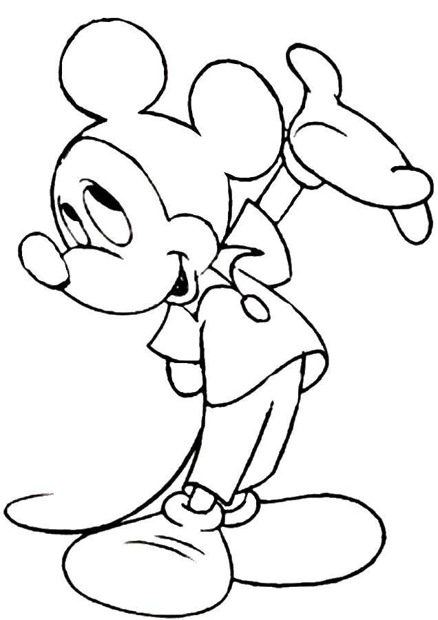 Coloring Mickey mouse. Category Mickey mouse. Tags:  Mickymaus, .