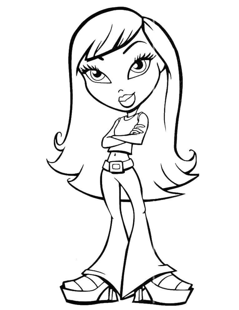 Coloring Brats. Category coloring pages for girls. Tags:  Brats.