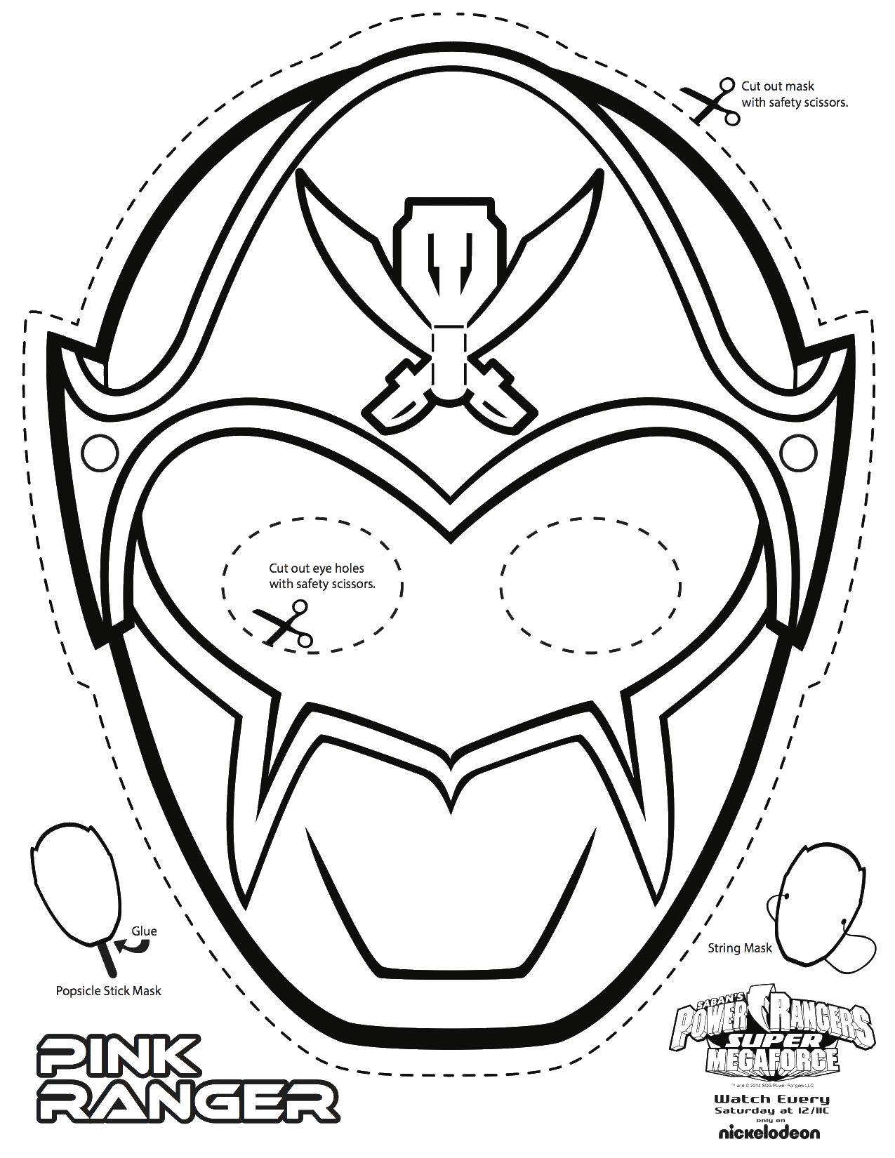Coloring Ranger mask. Category the Rangers . Tags:  the Rangers , transformers, cartoons.