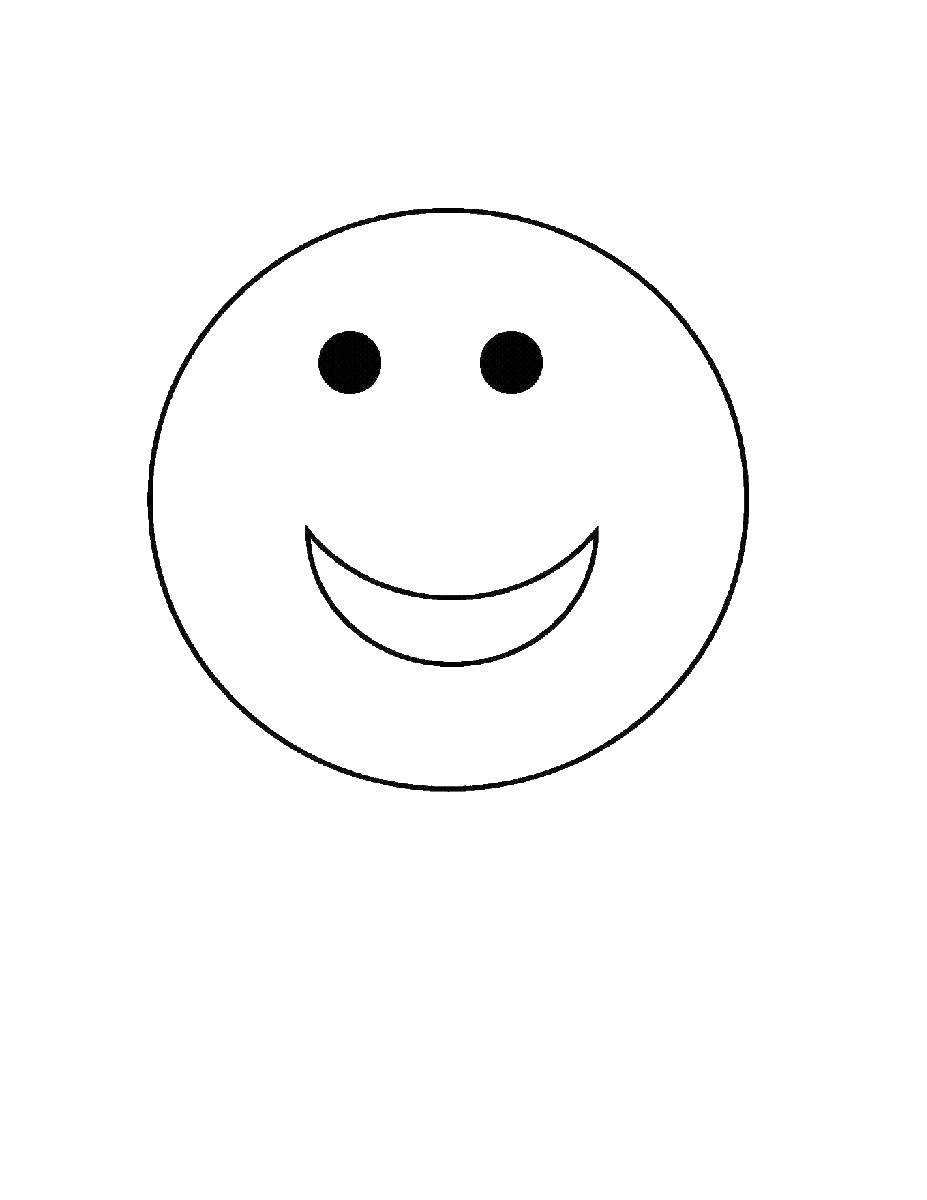 Coloring Smiley. Category The emotions. Tags:  emotions, emoticons.