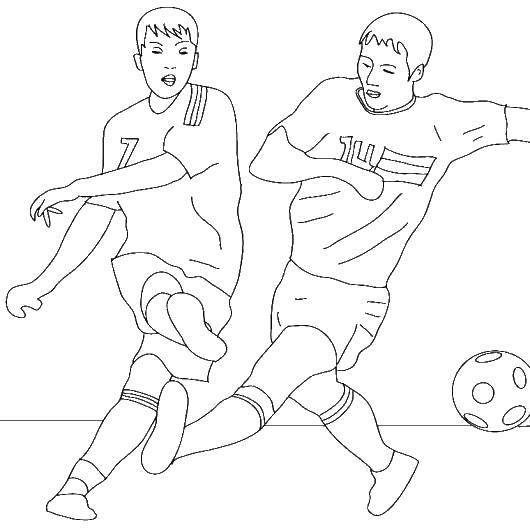 Coloring Player. Category Football. Tags:  The player.