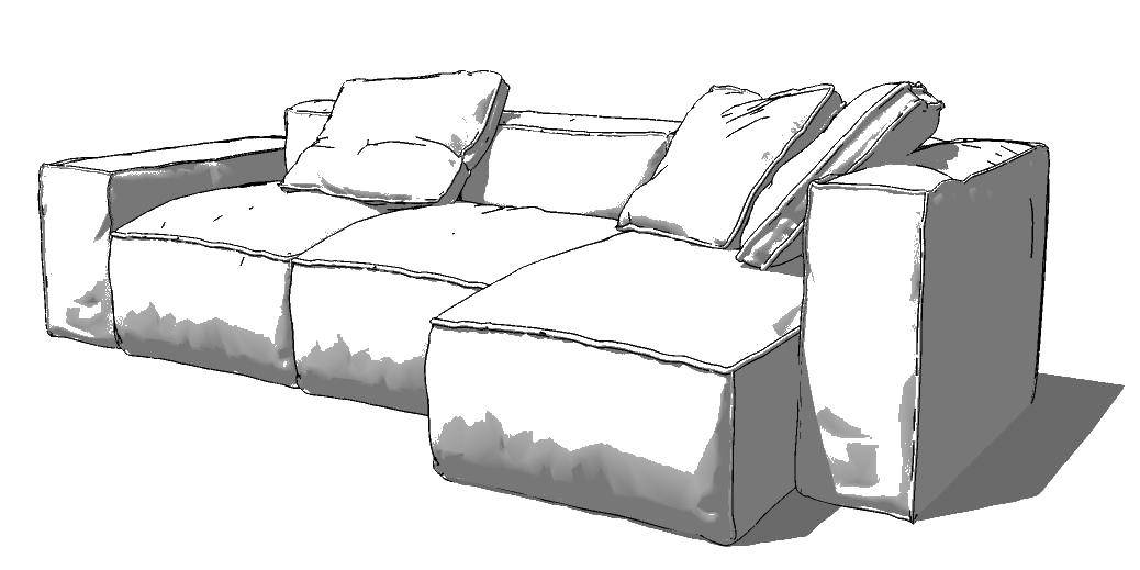 Coloring Sofa. Category furniture. Tags:  sofa.