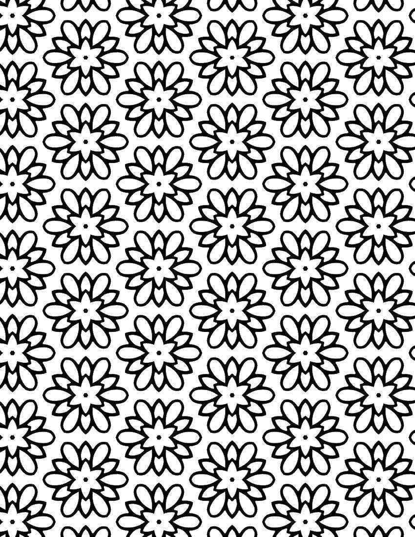 Coloring Flowers. Category flowers. Tags:  flowers, patterns.