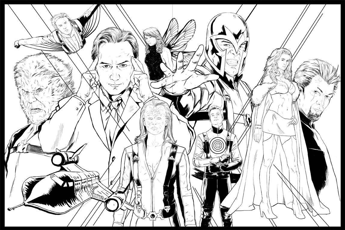 Coloring X man. Category X-men. Tags:  Comics, X-Men.