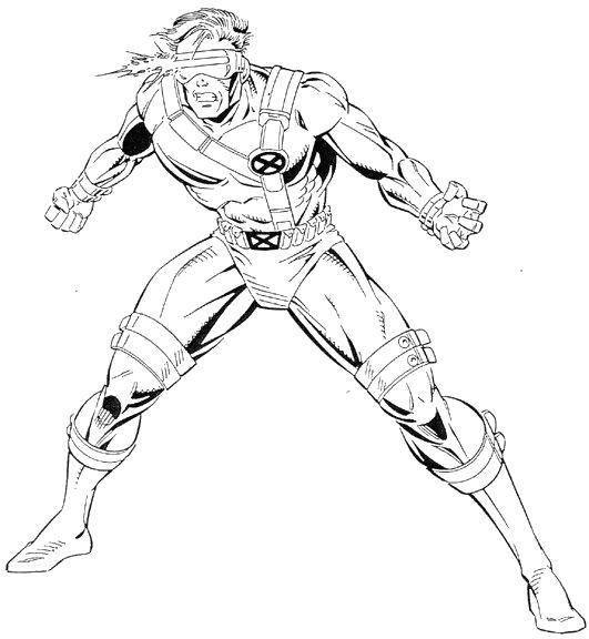 Coloring Cyclol.. Category X-men. Tags:  Comics, X-Men.