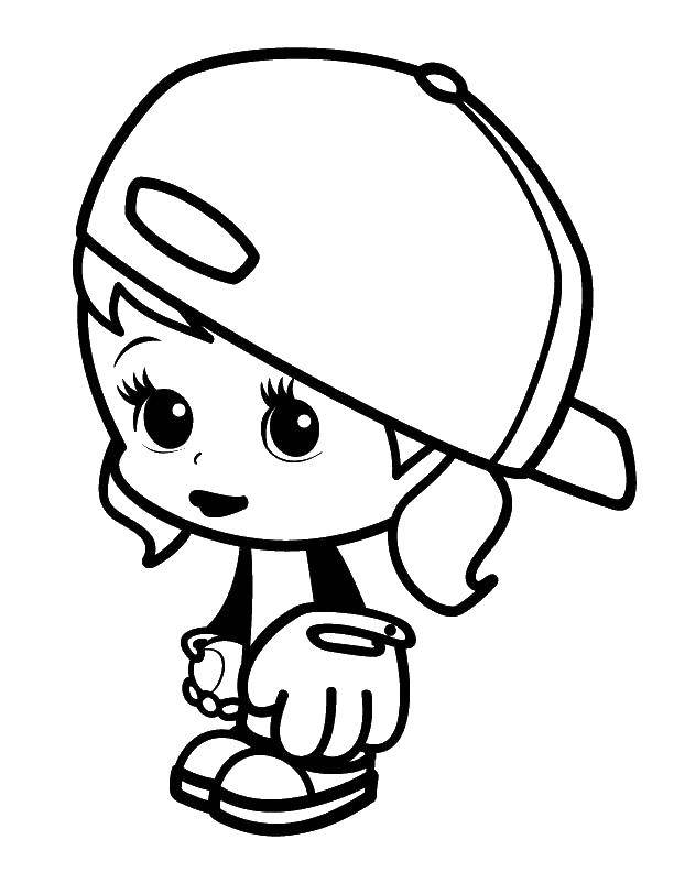 Coloring The boy in the cap. Category People. Tags:  boy, cap.