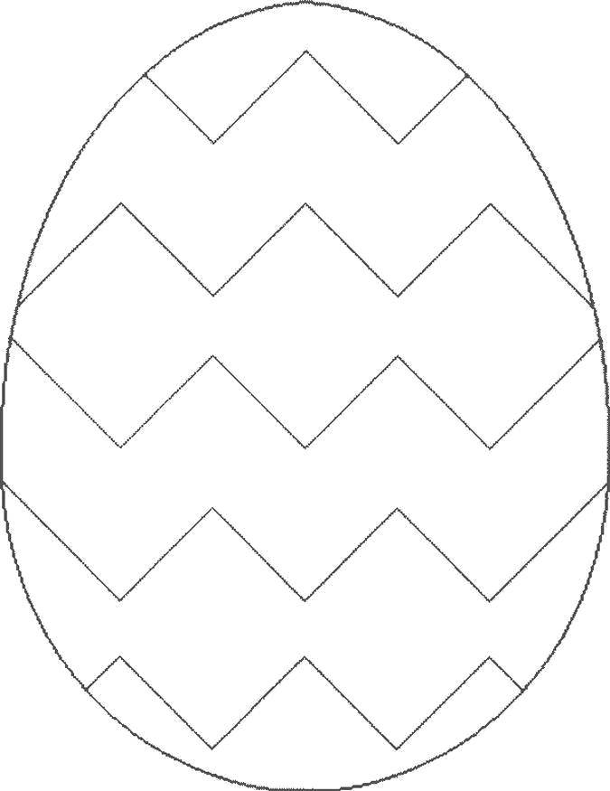 Coloring Easter egg .. Category Patterns for coloring eggs. Tags:  Easter, eggs, patterns.