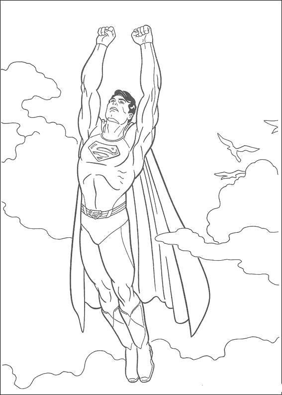 Coloring Hero Superman. Category Comics. Tags:  Comics, Superman.